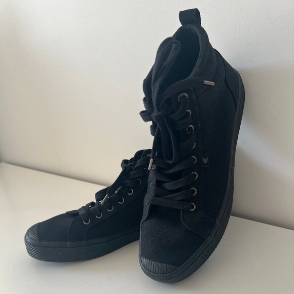 Cariuma Black Canvas OCA High top shoe Mens Size 11 - Picture 1 of 8